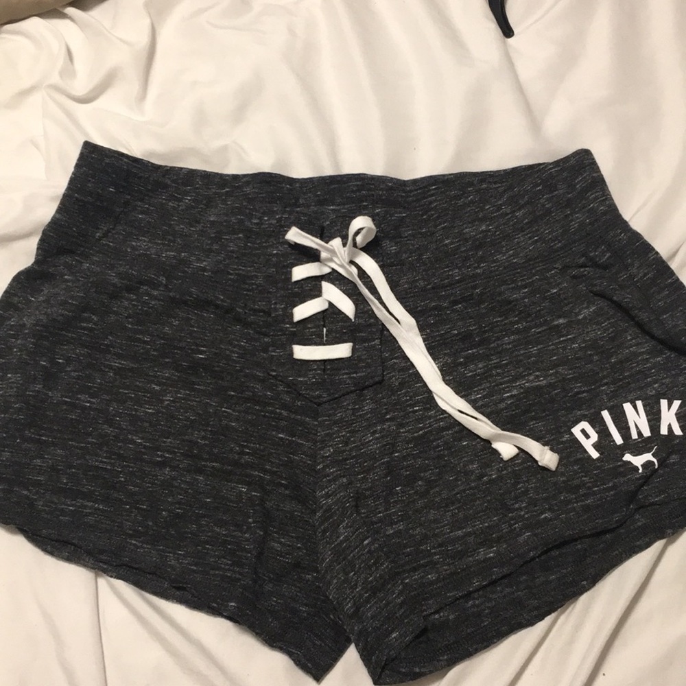 VS Pink Lace up Shorts